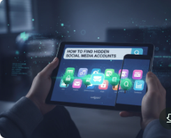 How to Find Hidden Social Media Accounts: The Ultimate Guide to Username Enumeration A computer screen showing OSINT tools like WhatsMyName.app and Sherlock used to find hidden social media accounts with username enumeration results.