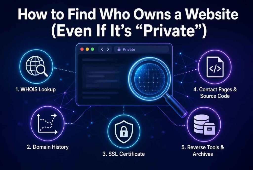 How to Find Who Owns a Website (Even If It’s “Private”) How to Find Who Owns a Website