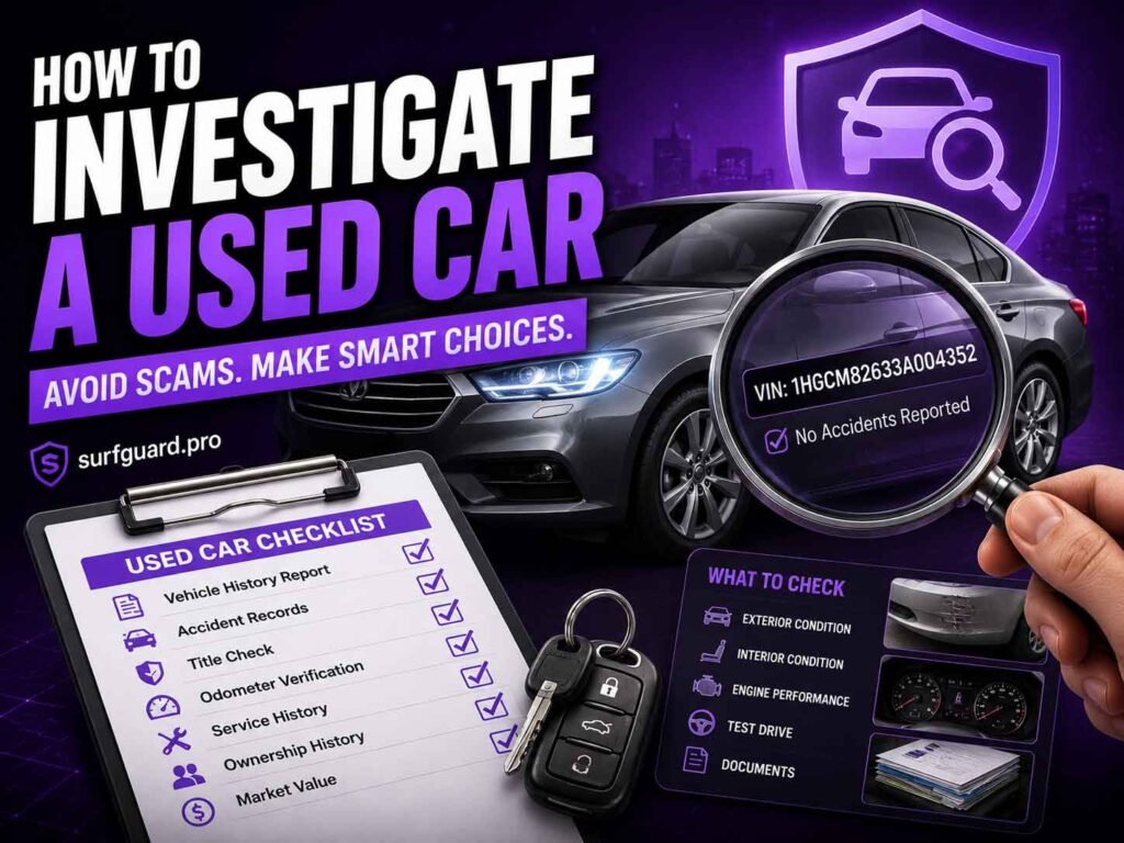 How to Investigate a Used Car How to Investigate a Used Car