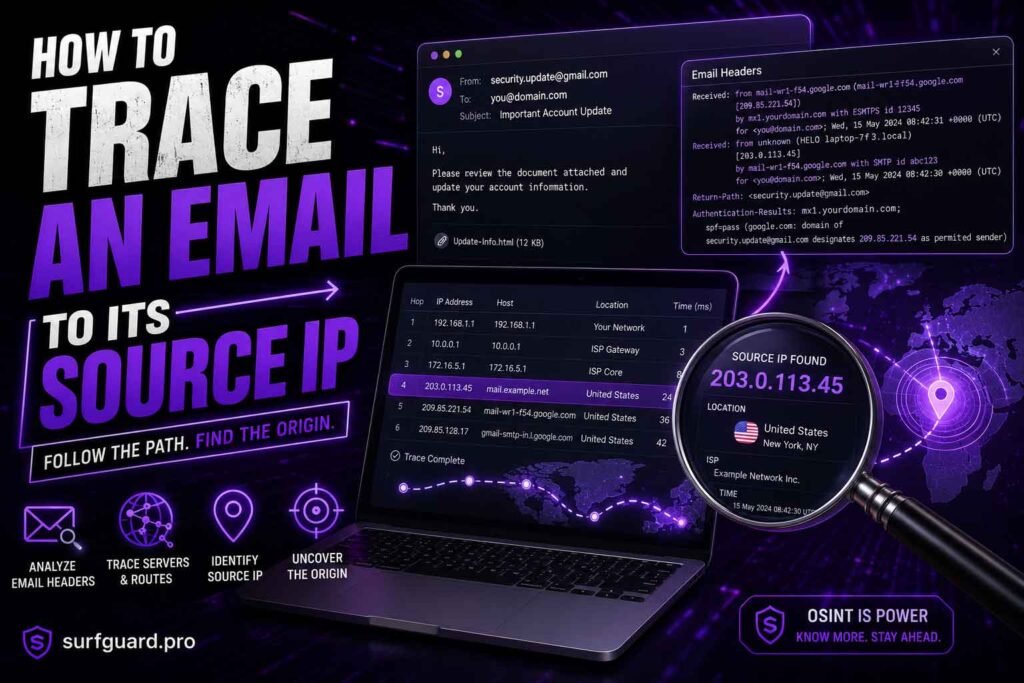 How to Trace an Email to Its Source IP