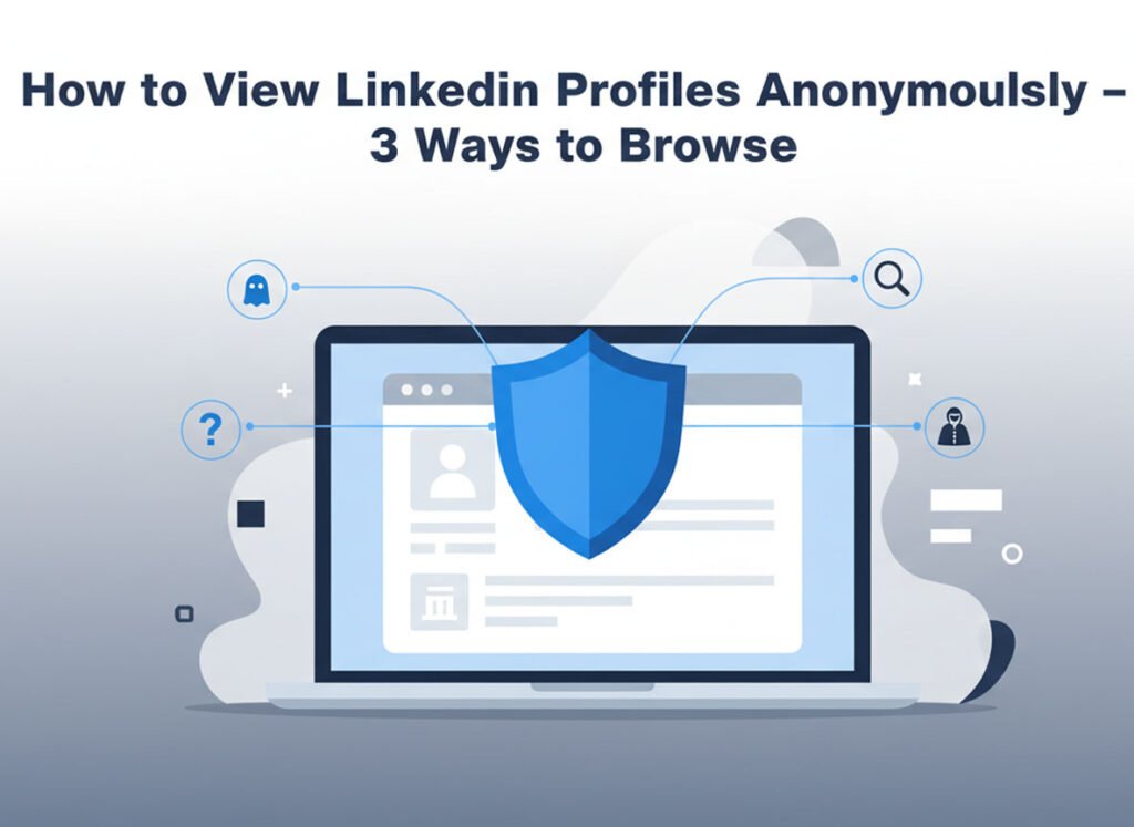 How to View LinkedIn Profiles Anonymously – 3 Ways to Browse in Secret (2026) How to View LinkedIn Profiles Anonymously – 3 Ways to Browse in