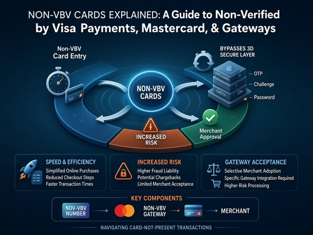 Non VBV Cards 2026: Auto Non VBV BINs, Checkers & Gateways Non VBV Cards 2026 guide with Auto Non VBV BINs, checkers, and gateways