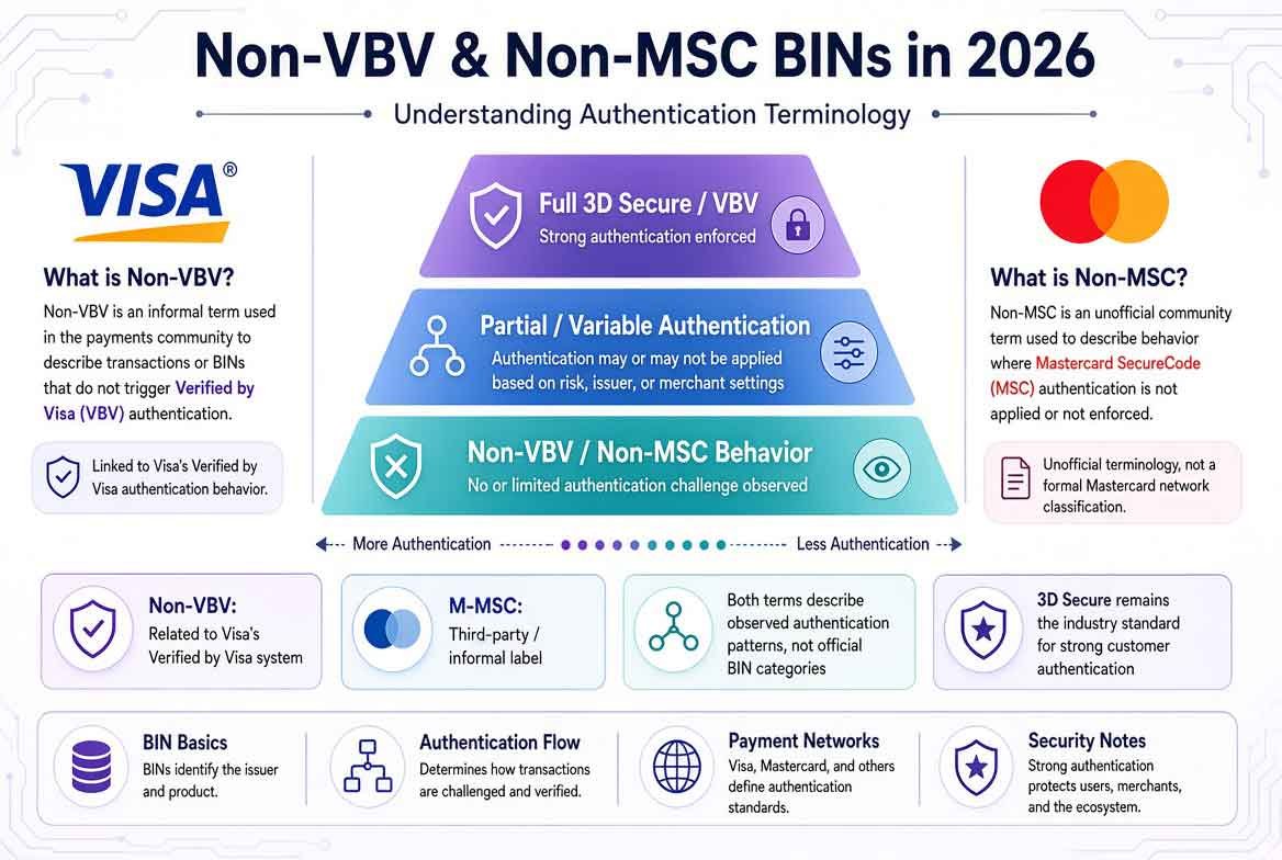 Non VBV and Non MSC BINs for 2026