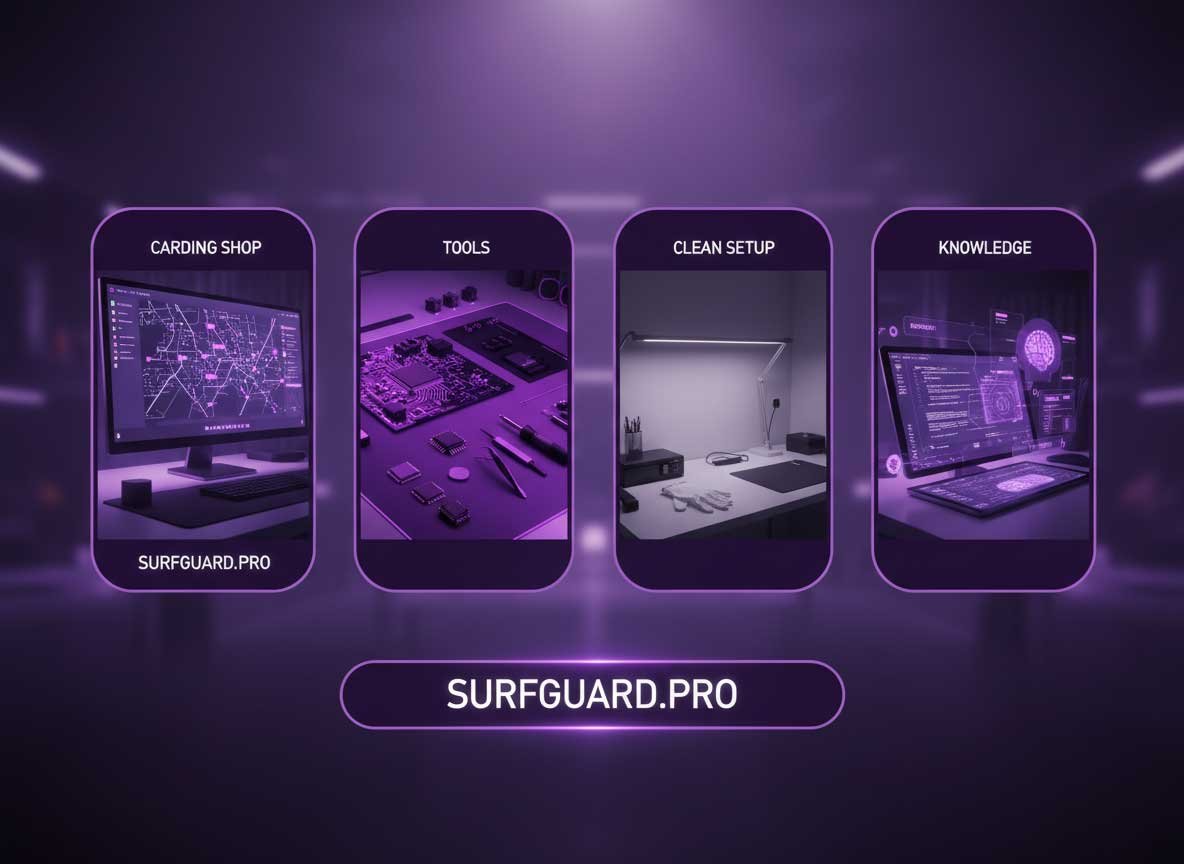 The four things you need before carding: carding shop, tools, clean setup, and knowledge.