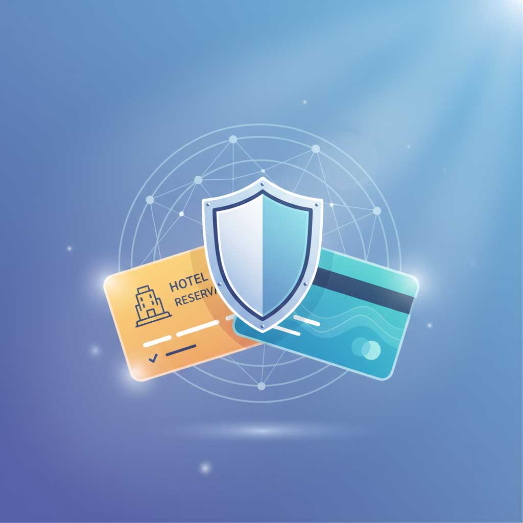How to Card Booking.com in 2026: Hotel Rooms Via Virtual Card Systems How to card Booking.com in 2026 using virtual card systems with a laptop, credit cards, and a hotel booking interface on screen.